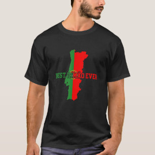 Portugisiska Best Irmão Aldrig Portugal Flagga T Shirt