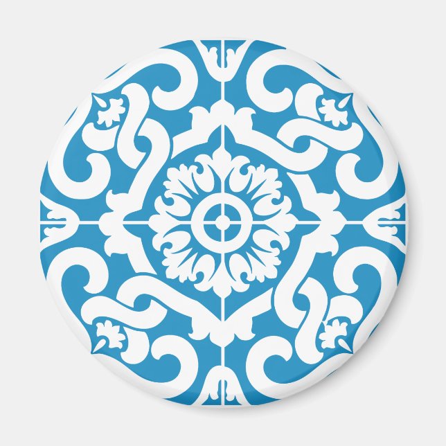 Portugisiska blå plattor 1 magnet (Framsidan)