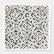 Portugisiska brickor - Azulejo Colorful Geometric