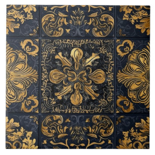 Portugisiska brickor för timofri skönhet kakelplatta