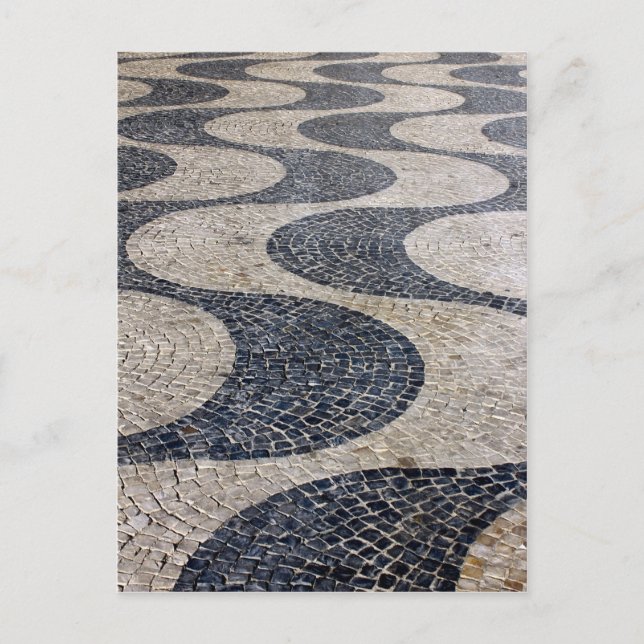 Portugisiska Calçada, Lissabon, Portugal Vykort (Framsida)