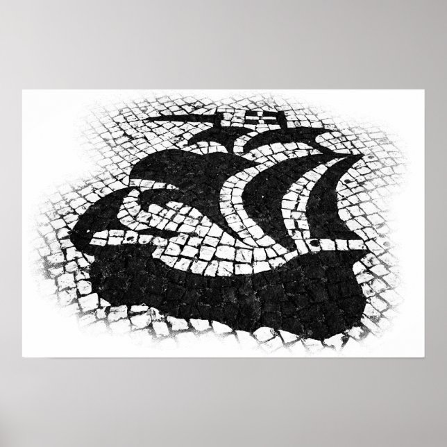 Portugisiska caravel poster (Framsidan)