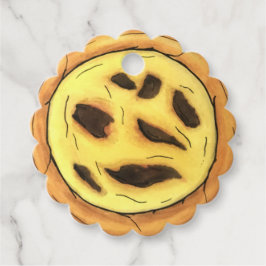 Portugisiska Custard Egg Tart Pastel Pastéis de Na Gåvor Etiketter