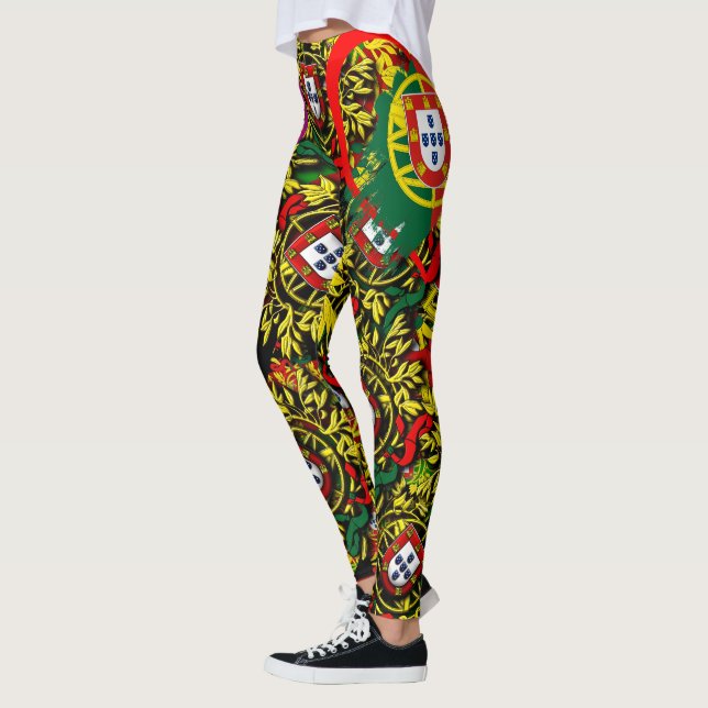 Portugisiska designs leggings (Vänster)