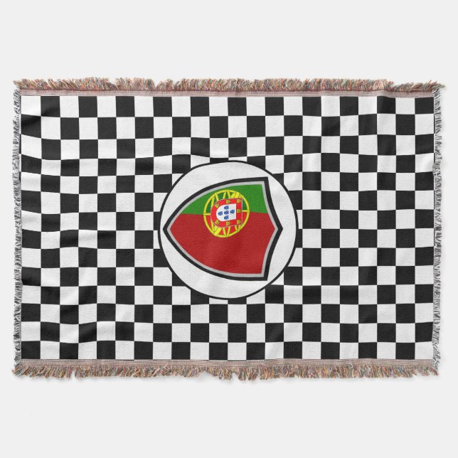 Portugisiska flagga filt (Framsidan)