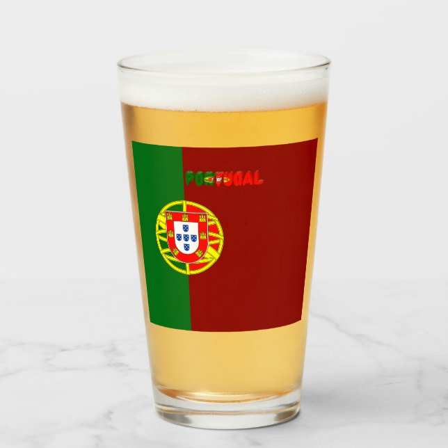 Portugisiska flagga    glaskopp (Framsida fylld)