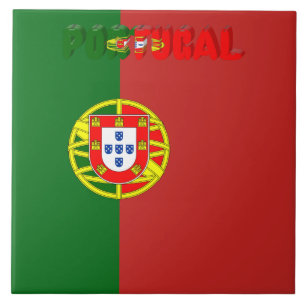 Portugisiska flagga kakelplatta