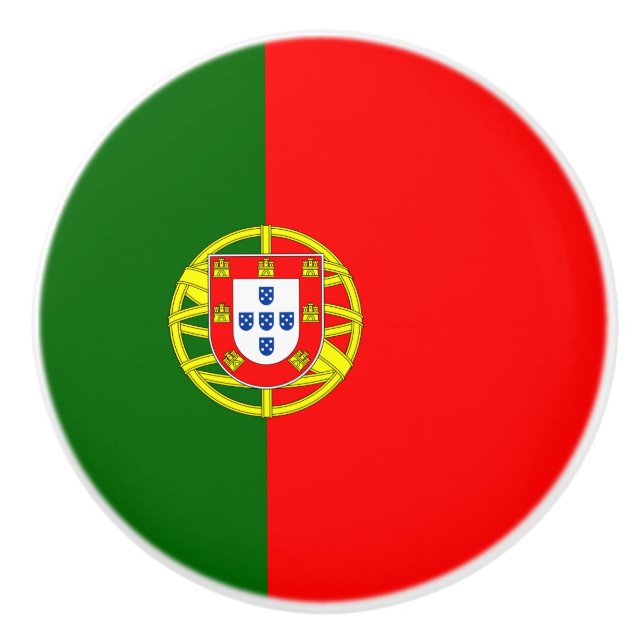 Portugisiska Flagga Knopp (Framsidan)