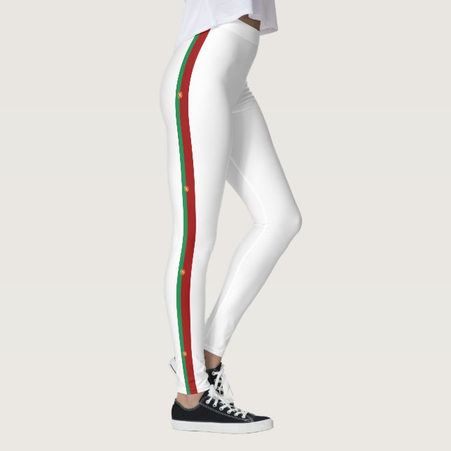 Portugisiska flagga leggings (Höger)