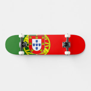 Portugisiska Flagga Mini Skateboard Bräda 18,5 Cm