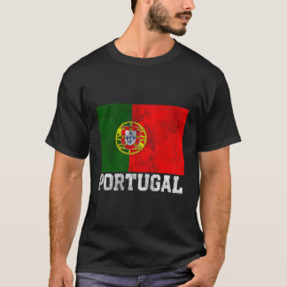 Portugisiska Flagga National Pride Family Roo T Shirt
