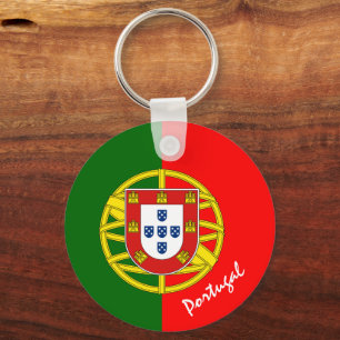 Portugisiska Flagga och portugisiska mode / sport Nyckelring