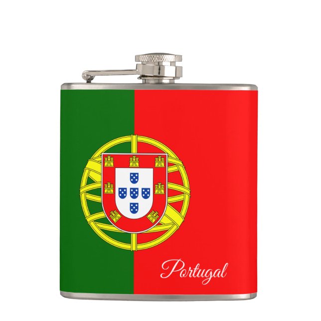 Portugisiska Flagga och resor Portugal/sportfantas Fickplunta (Framsidan)