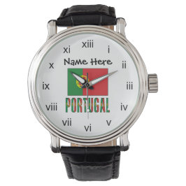 Portugisiska Flagga Personlig Armbandsur