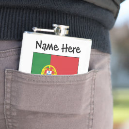 Portugisiska Flagga Personlig Fickplunta