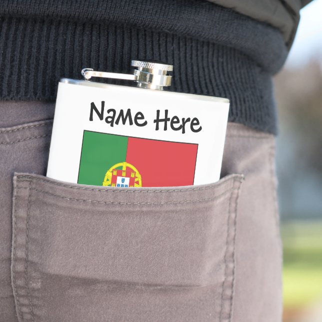 Portugisiska Flagga Personlig Fickplunta (In Situ)