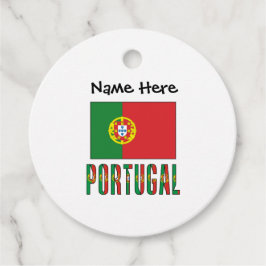 Portugisiska Flagga Personlig Gåvor Etiketter