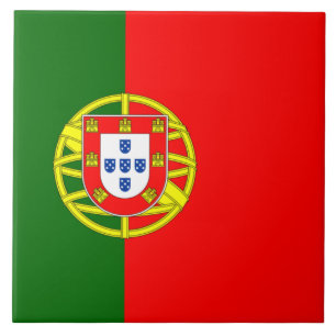 Portugisiska Flagga (Portugal) Kakelplatta