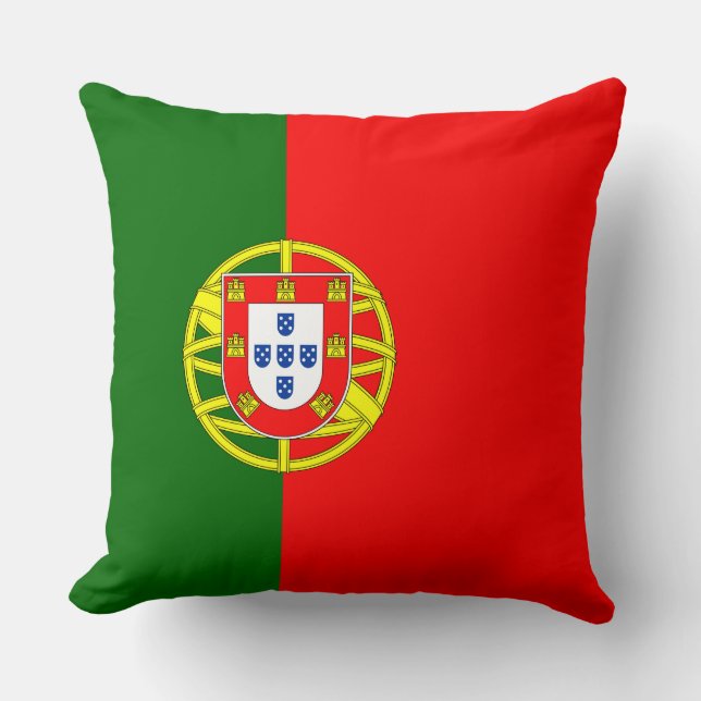 Portugisiska Flagga (Portugal) Kudde (Framsida)