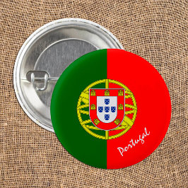 Portugisiska Flagga & Portugal mode, resa/sport Knapp