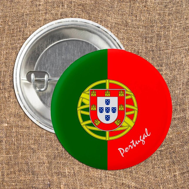 Portugisiska Flagga & Portugal mode, resa/sport Knapp (Skapare uppladdad)