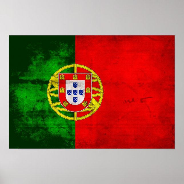 Portugisiska Flagga Poster (Framsidan)