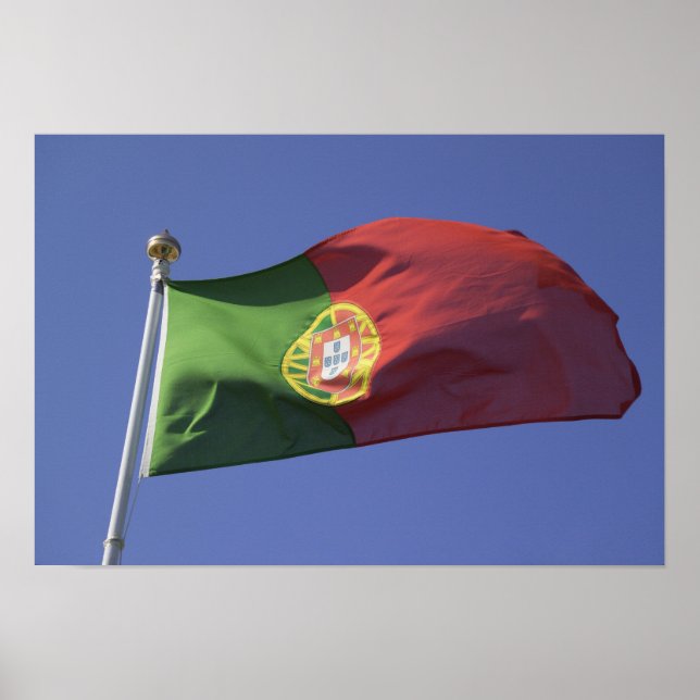 Portugisiska Flagga RF) Poster (Framsidan)