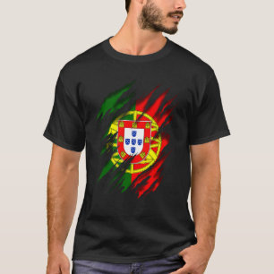 Portugisiska Flagga T Shirt