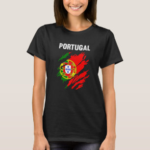 Portugisiska Flagga T Shirt