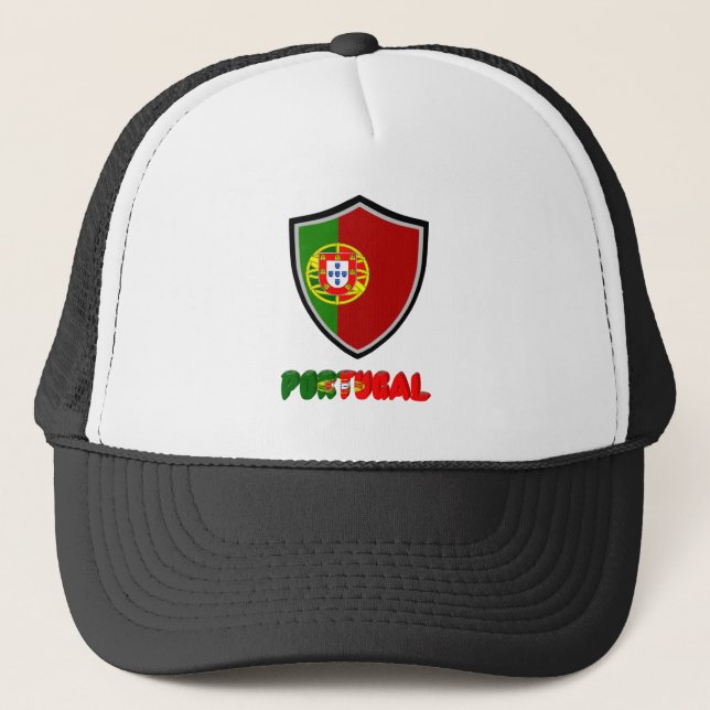 Portugisiska flagga truckerkeps (Framsida)