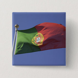 Portugisiska flaggan RF) Knapp