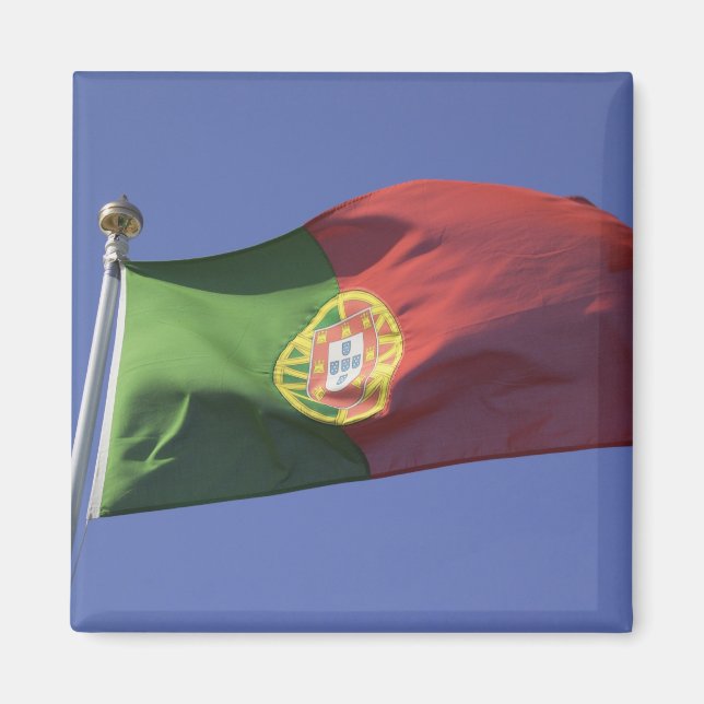 Portugisiska flaggan RF) Magnet (Framsidan)