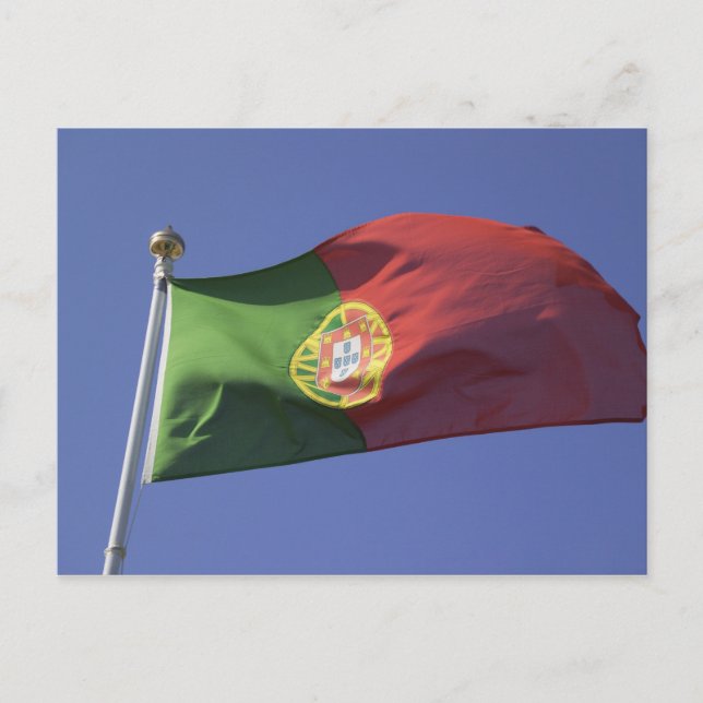 Portugisiska flaggan RF) Vykort (Framsida)