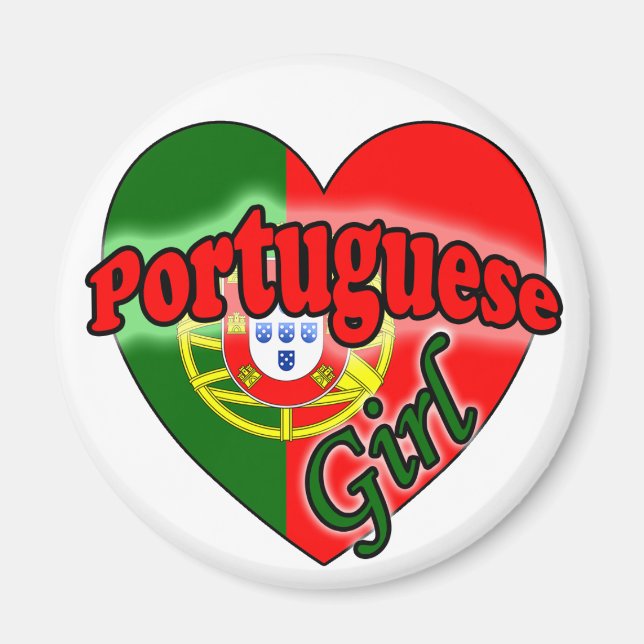 Portugisiska flickor magnet (Framsidan)