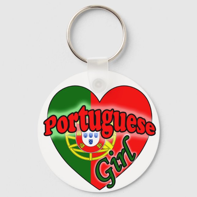 Portugisiska flickor nyckelring (Framsida)