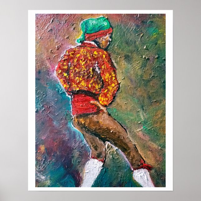 Portugisiska forcado poster (Framsidan)