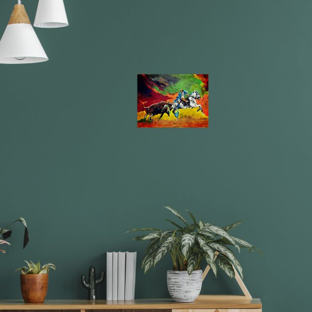 Portugisiska forcado poster (Vardagsrum 1)