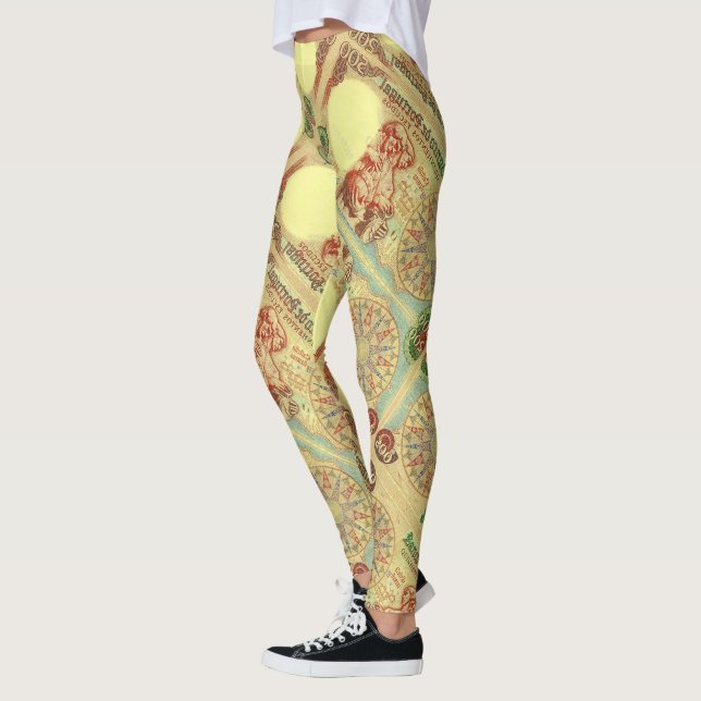 Portugisiska formgivningar leggings (Vänster)