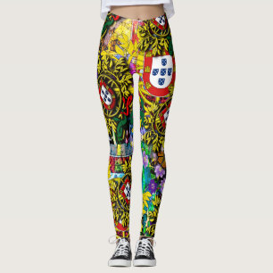 Portugisiska formgivningar leggings