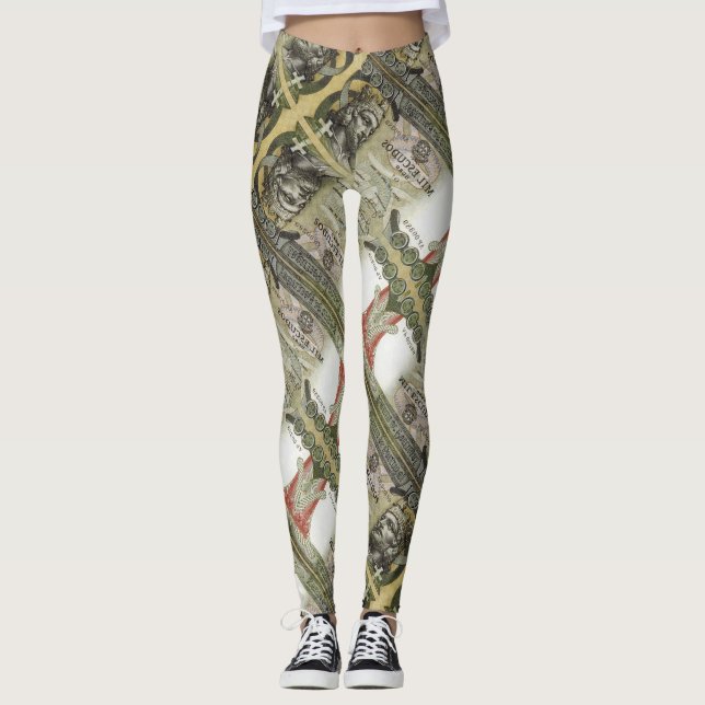 Portugisiska formgivningar leggings (Framsida)