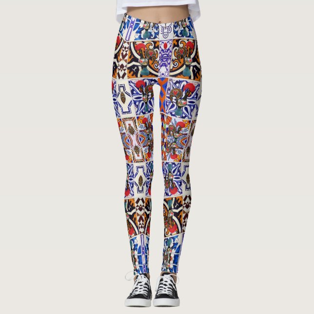 Portugisiska formgivningar leggings (Framsida)