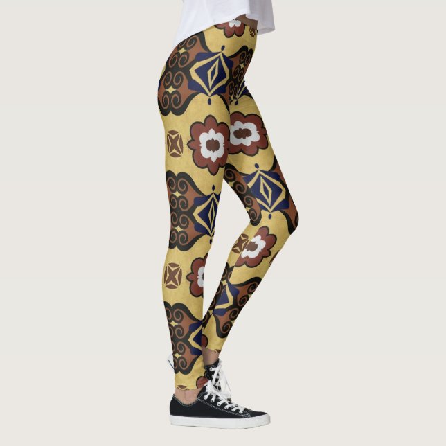 Portugisiska formgivningsverk leggings (Höger)