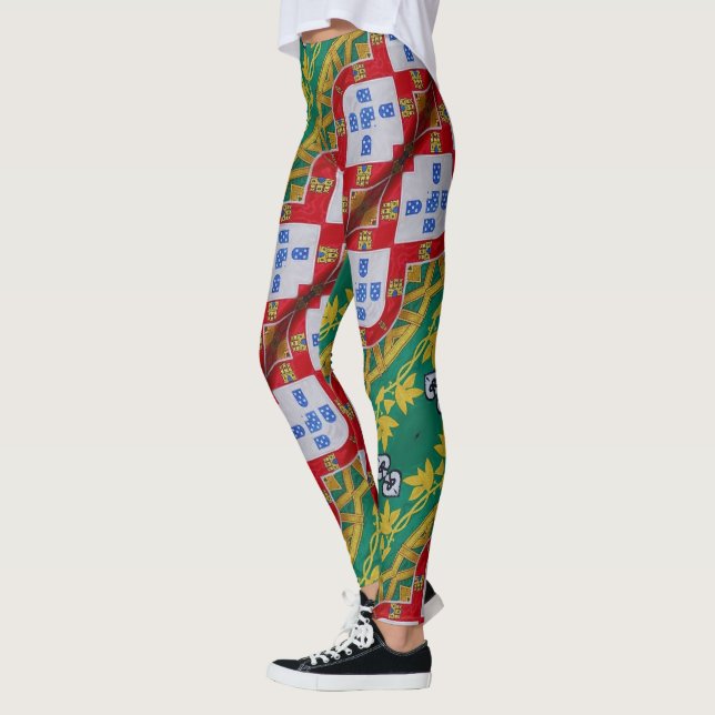 Portugisiska formgivningsverk leggings (Vänster)