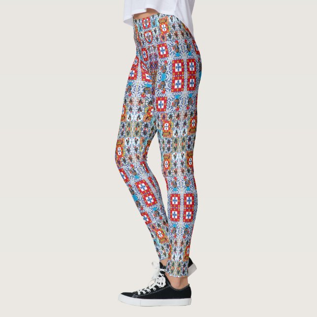 Portugisiska formgivningsverk leggings (Vänster)