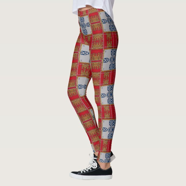 Portugisiska formgivningsverk leggings (Vänster)