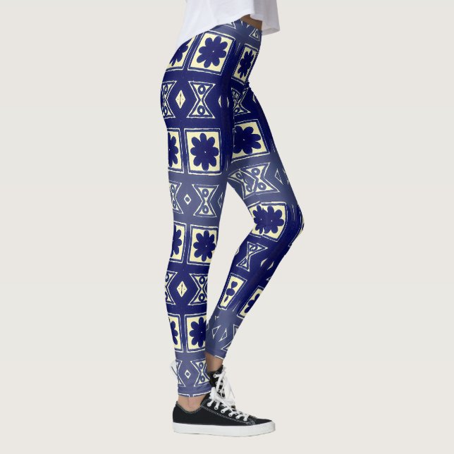 Portugisiska formgivningsverk leggings (Höger)