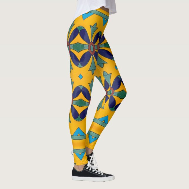 Portugisiska formgivningsverk leggings (Höger)