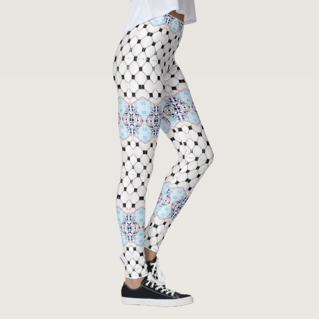 Portugisiska formgivningsverk leggings (Höger)