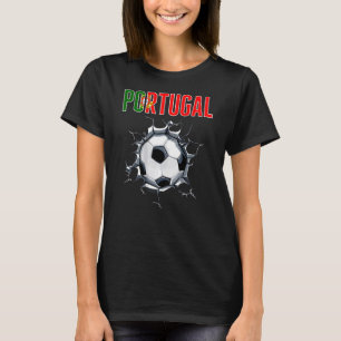 Portugisiska fotbollen Fläkt - portugisiska fotbol T Shirt