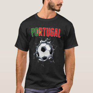 Portugisiska fotbollen Fläkt - portugisiska fotbol T Shirt